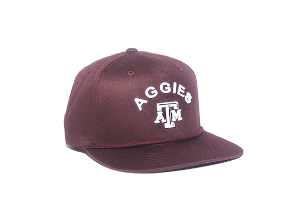 Texas A&M University Classic Retro Snapback Hat – Maroon